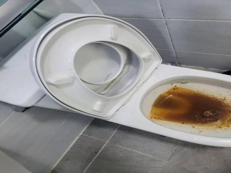 성남 변기막힘 작업사례 6