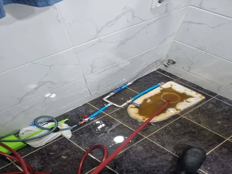 성남 하수구역류 작업사례 8
